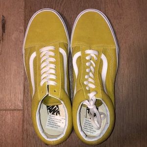 Yellow old school vans